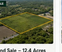 Land Sale — 12.4 Acres